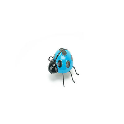 Small Metal Ladybird Garden Ornaments Artistic Metal Ladybug Wall Decor