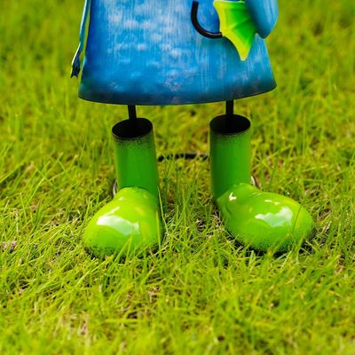Customizable Frog Metal Garden Ornaments Decoration Weatherproof
