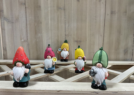Gnome Pottery Garden Ornaments Multiple Ceramic Garden Statues Lifelike