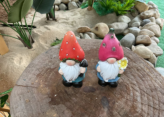 Gnome Pottery Garden Ornaments Multiple Ceramic Garden Statues Lifelike